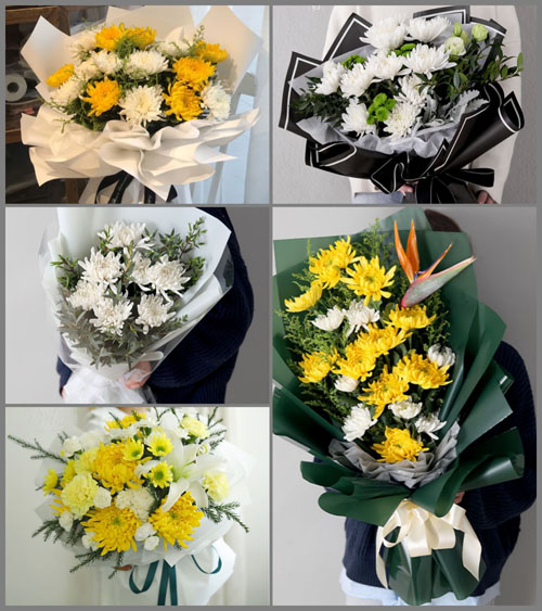 广东汕头市潮南区两英镇河浦社区白事花束代送